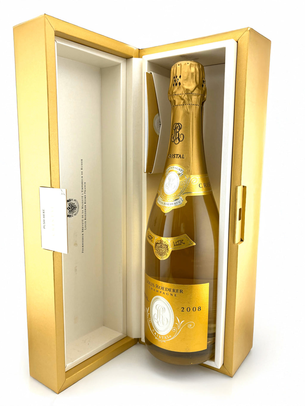 □注目! ルイ・ロデレール クリスタル ブリュット 2008 750ml 12％ 箱