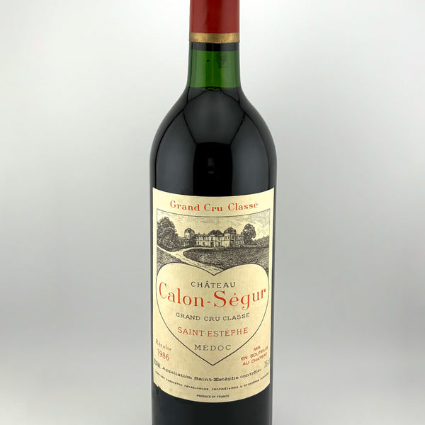 シャトー カロンセギュール 1986 Calon Segur 1986 シャトー・カロン・セギュール / サン・テステフ – - stockton -
